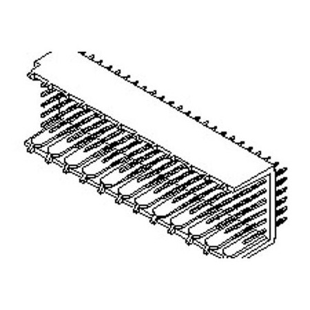Molex High Speed / Modular Connectors Vert Bkplane Hdr 72 Board-To-Board 736420200